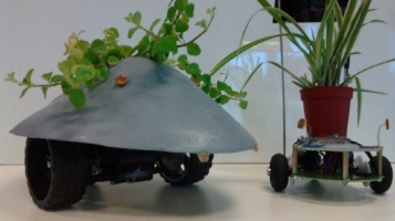 Робот заботится о комнатных растениях