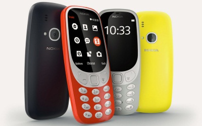 Цветовая гамма новых Nokia 3310