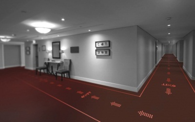 Светодиодные ковры установят в офисах и гостиницах