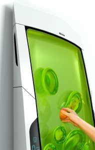 Холодильник из зеленого геля