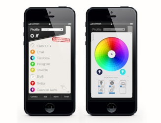 EMBRACE+ приложение позволяет пользователю самому настраивать параметры световых вспышек