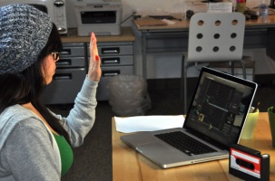 Управление компьютеров при помощи жестов ладони руки